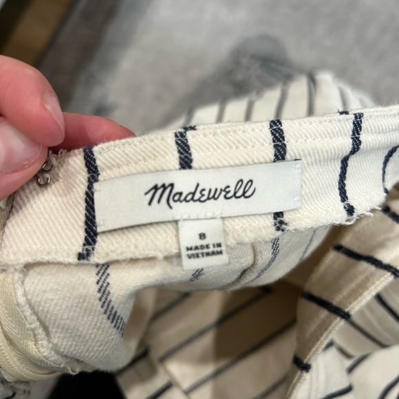 Madewell faux-crossover mini skirt - size 8 - Picture 3 of 3